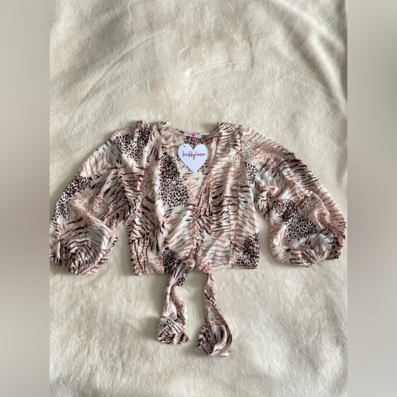 Buddy Love cropped blouse | NWT | medium | bohemian - Picture 1 of 4